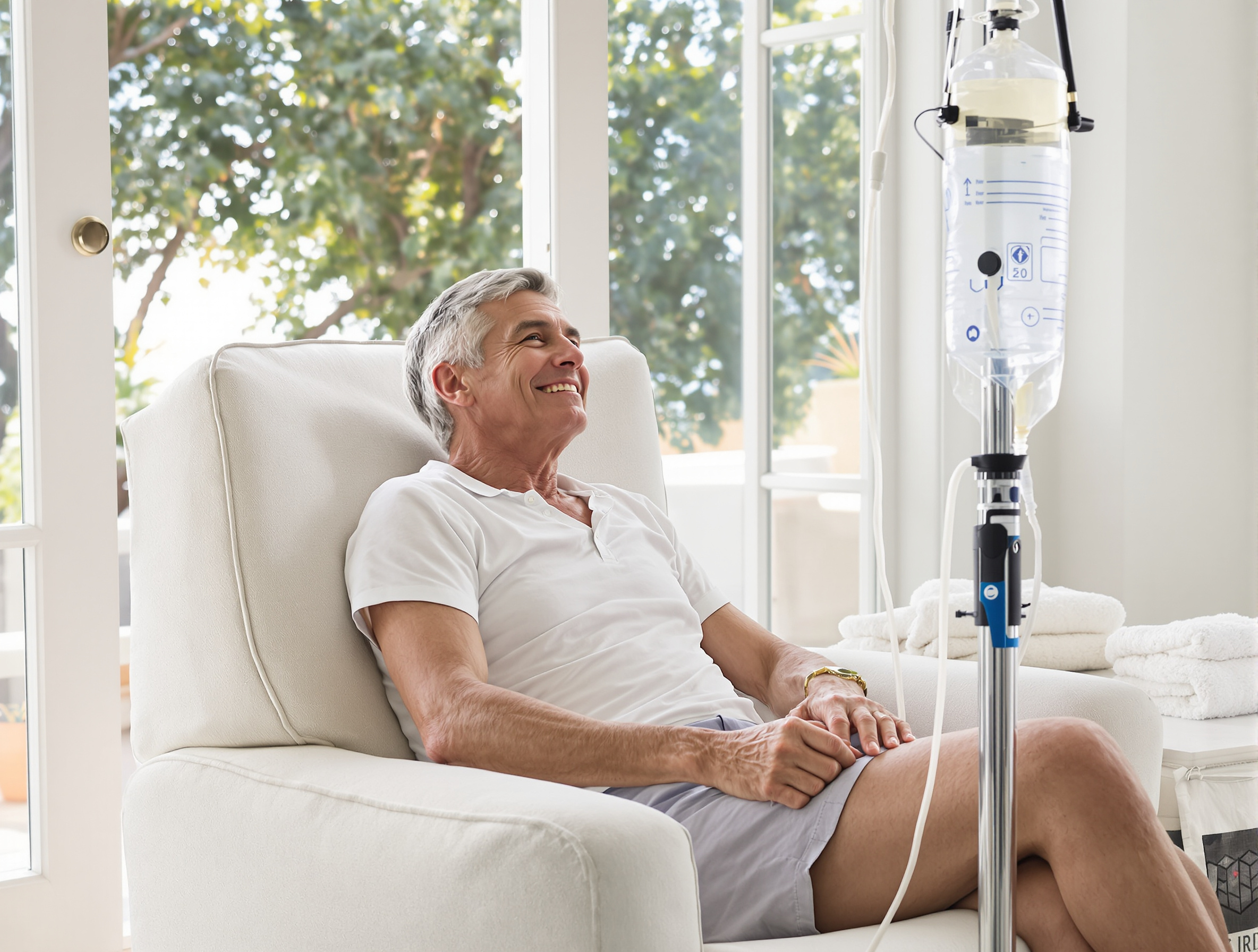 Athletic Recovery IV Therapy delivered at home by a registered nurse